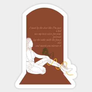 Closure, Taylor Inspired Evermore Sticker